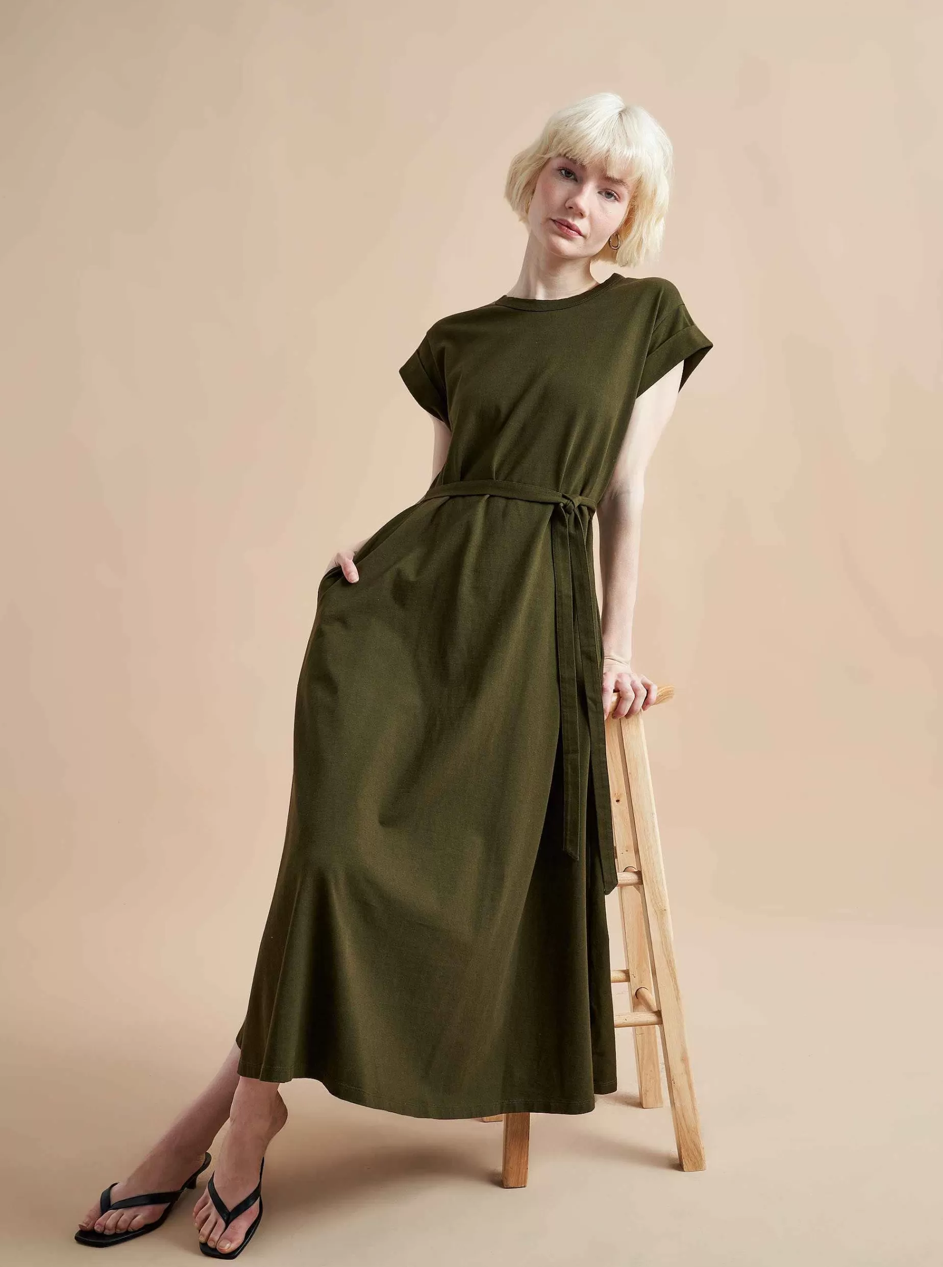 La Ligne Andie Dress Olive Hot