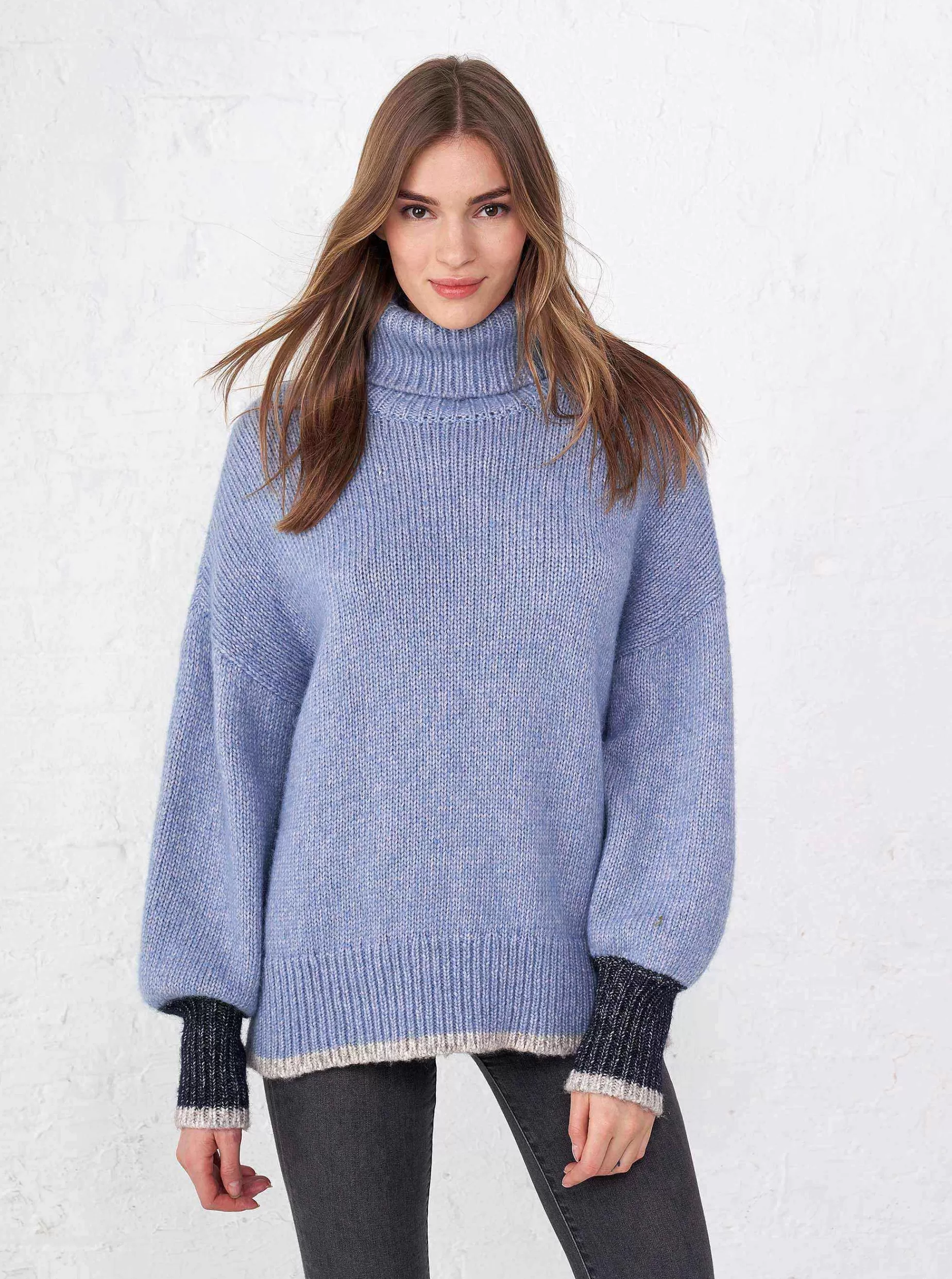 La Ligne Big Blue Turtleneck Flash Sale