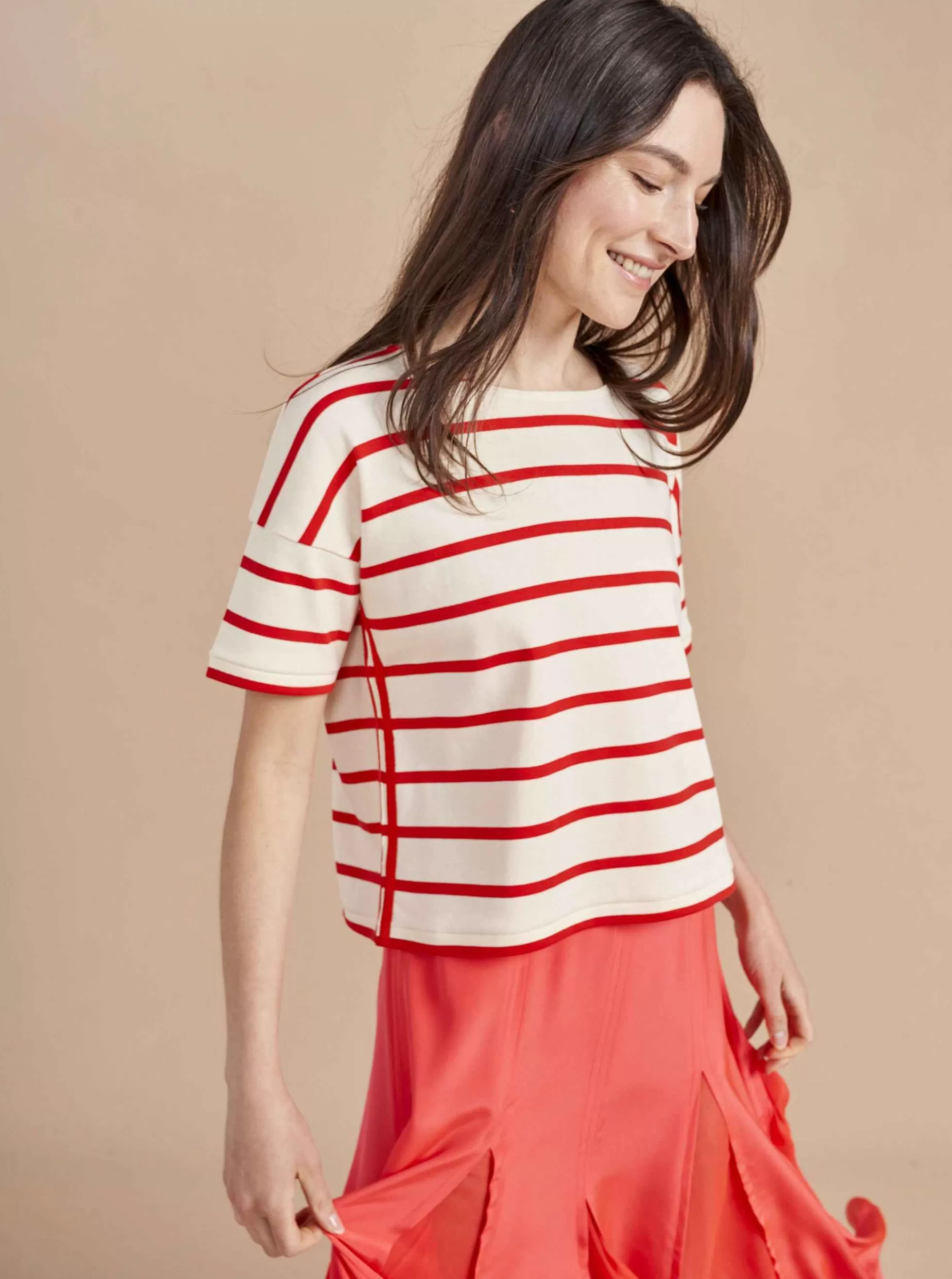 La Ligne Breton Short Sleeve Tee Best Sale