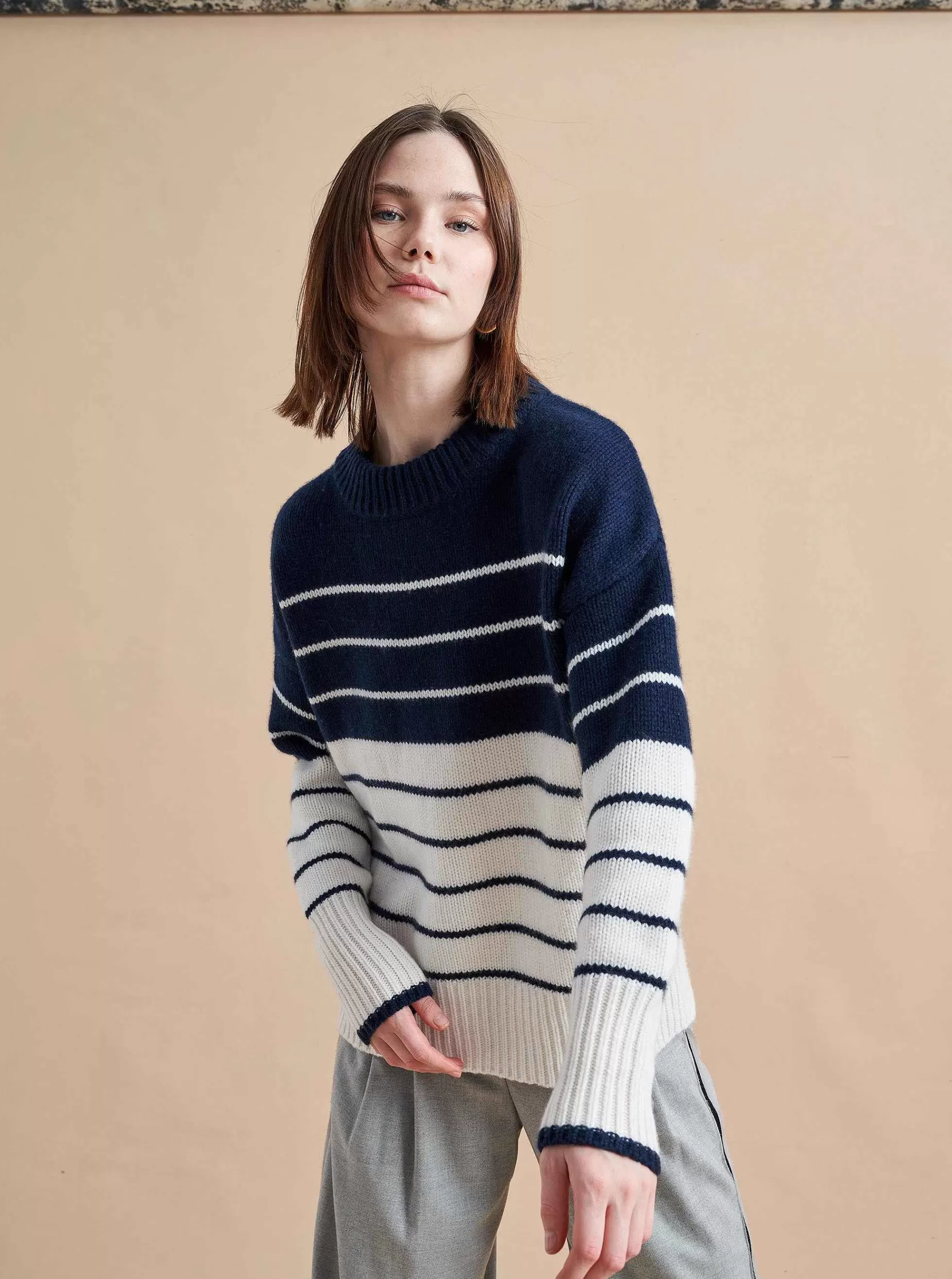 La Ligne Color Block Marin Sweater Clearance