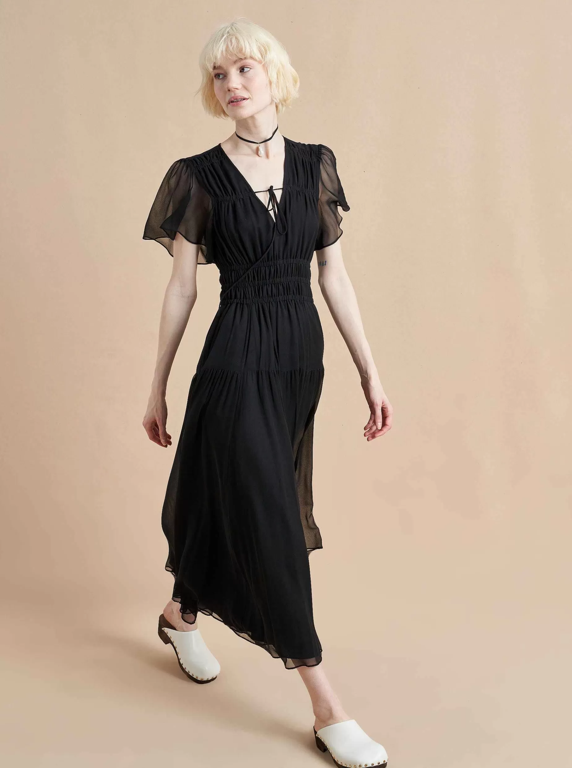 La Ligne Eleonore Dress Black Discount