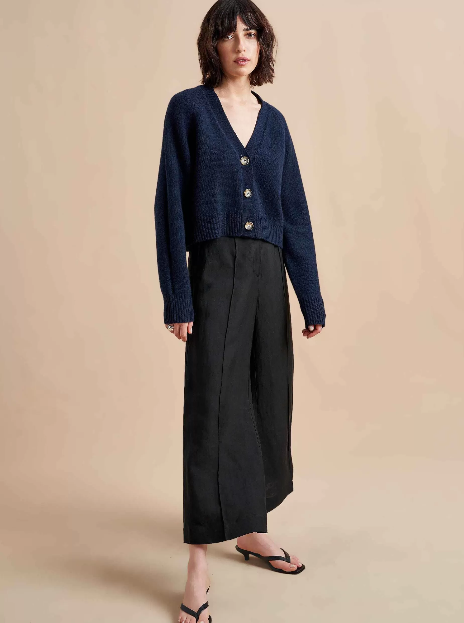 La Ligne Gaston Cardigan Navy Store