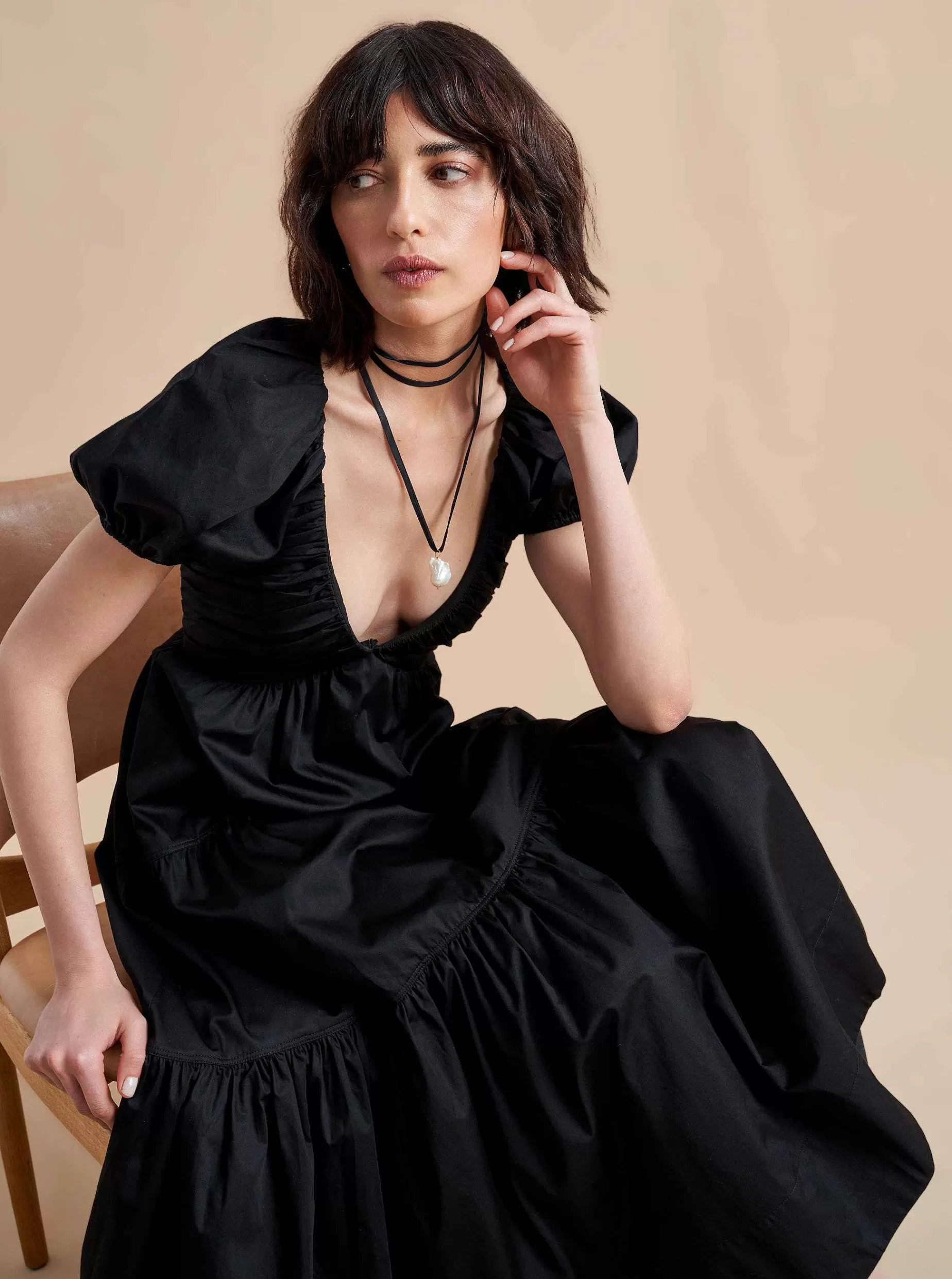 La Ligne Ina Dress Black Shop