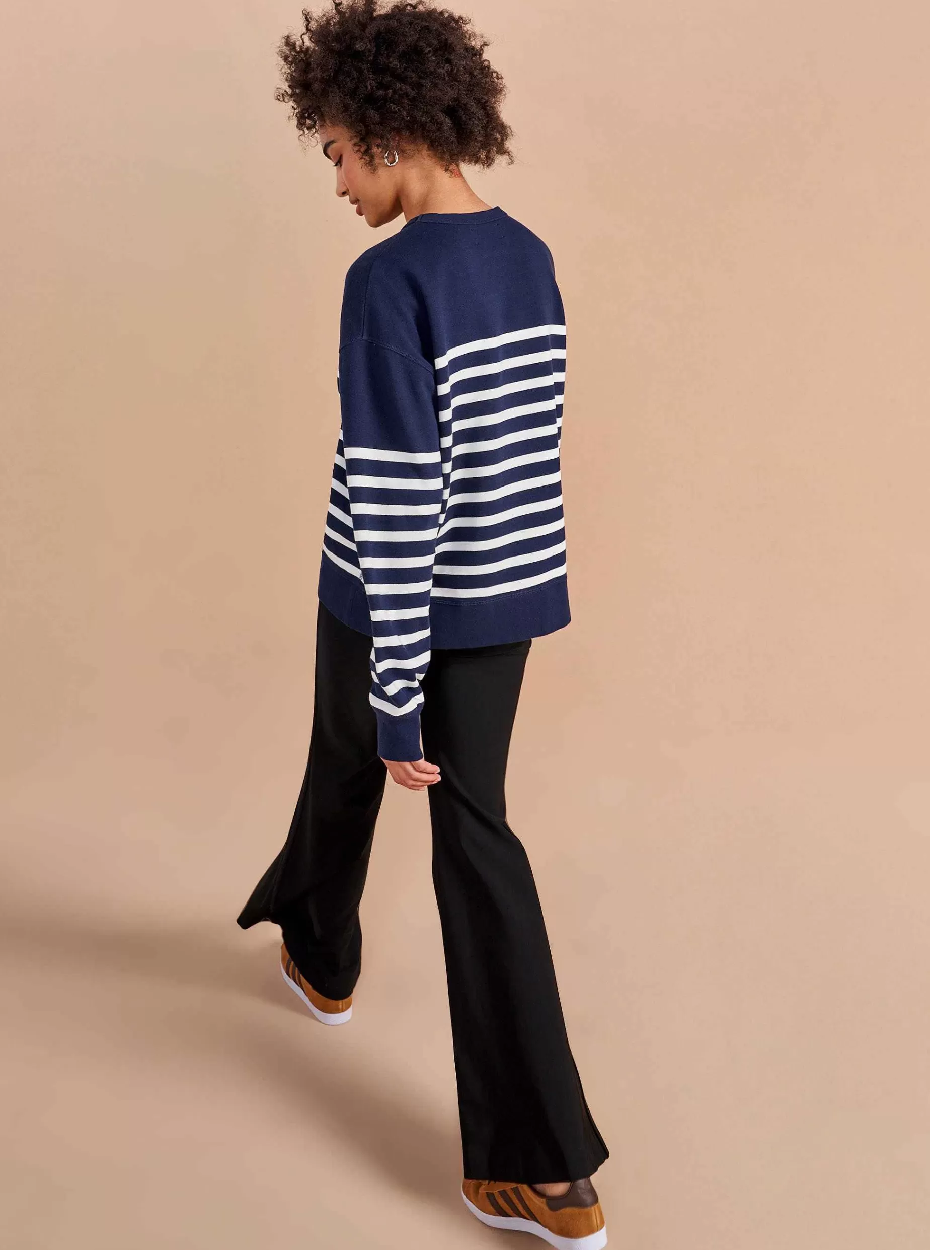 La Ligne James Sweatshirt Navy/Ivory Shop