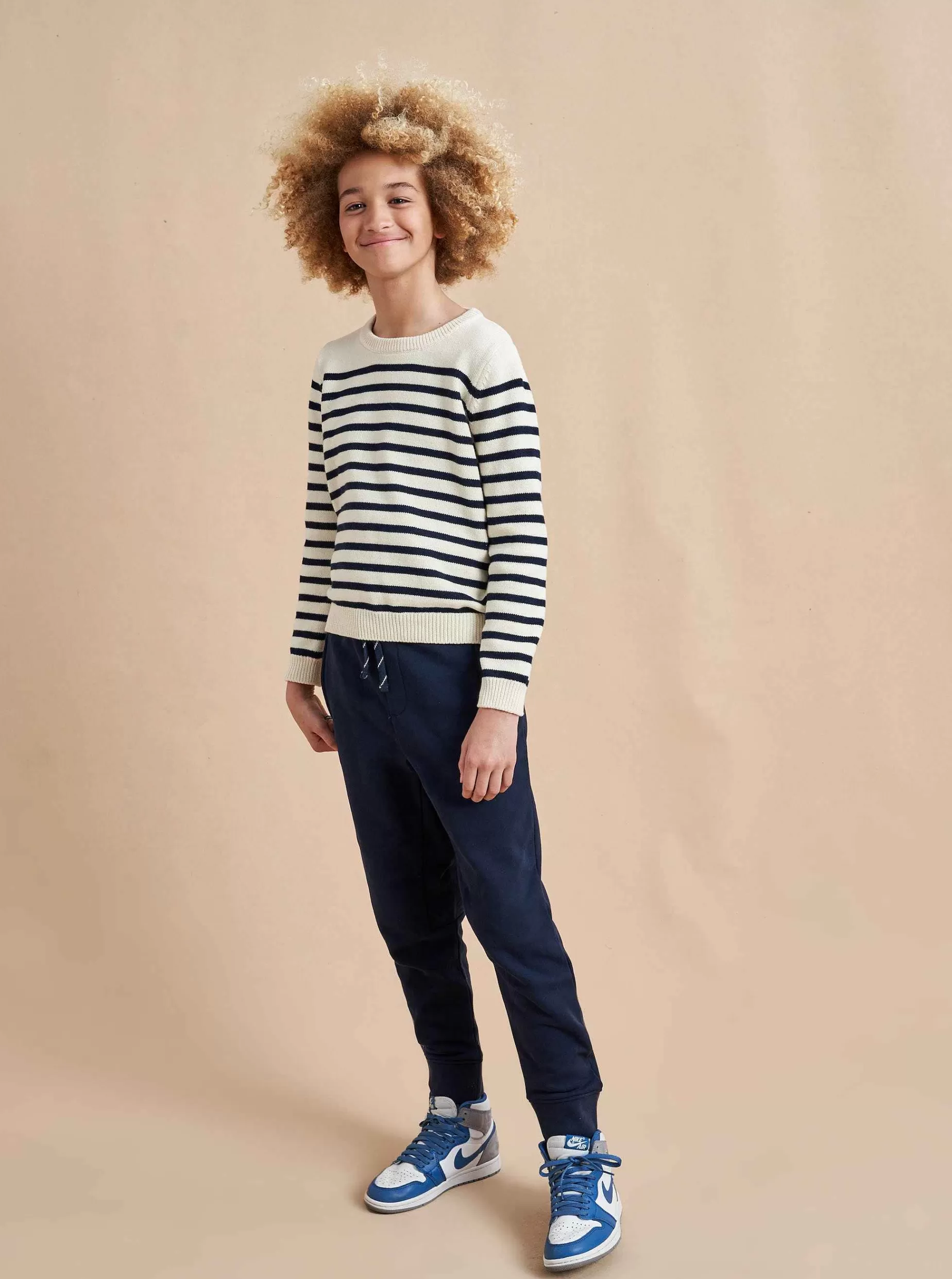 La Ligne Marini Sweater Cream/Navy Online