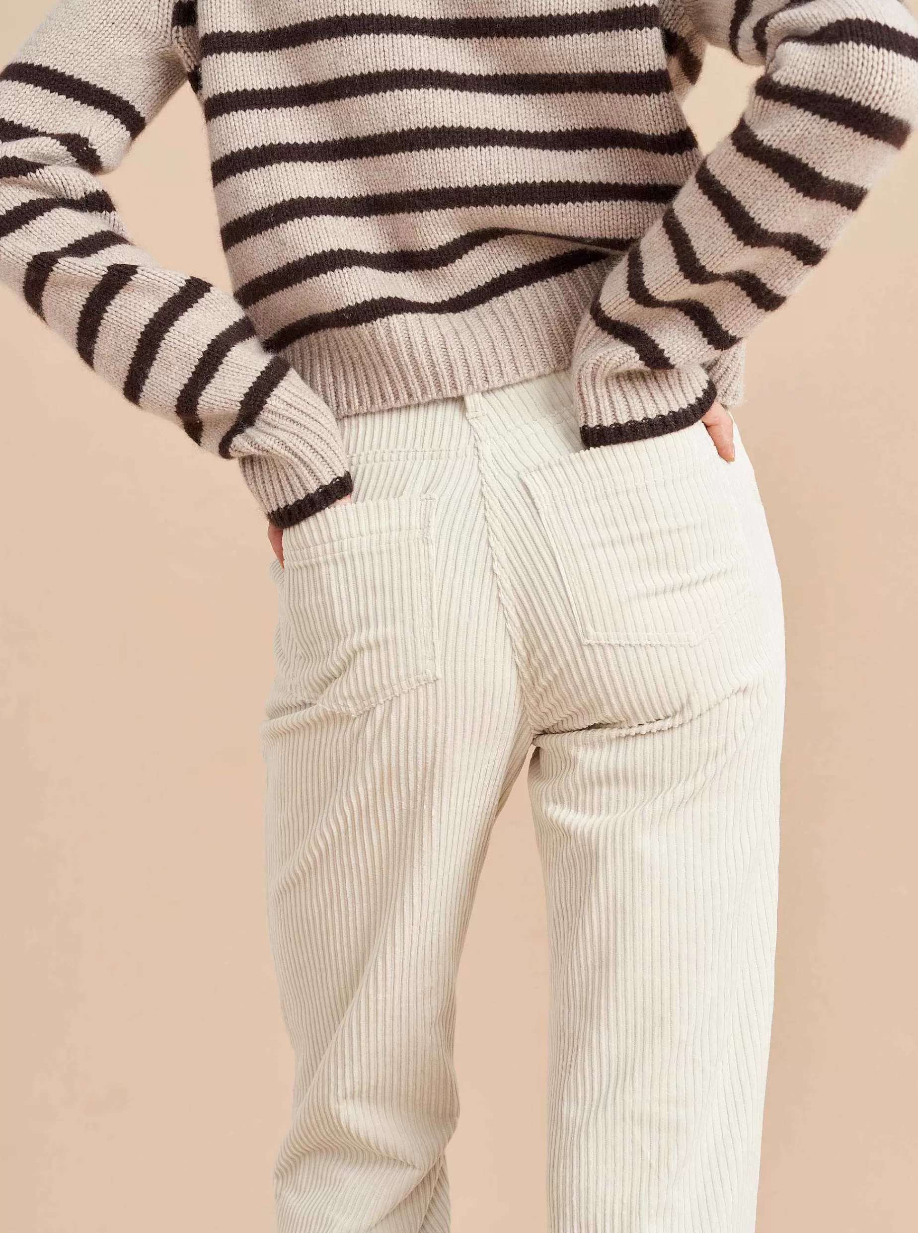 La Ligne Reece Trouser Ivory Flash Sale