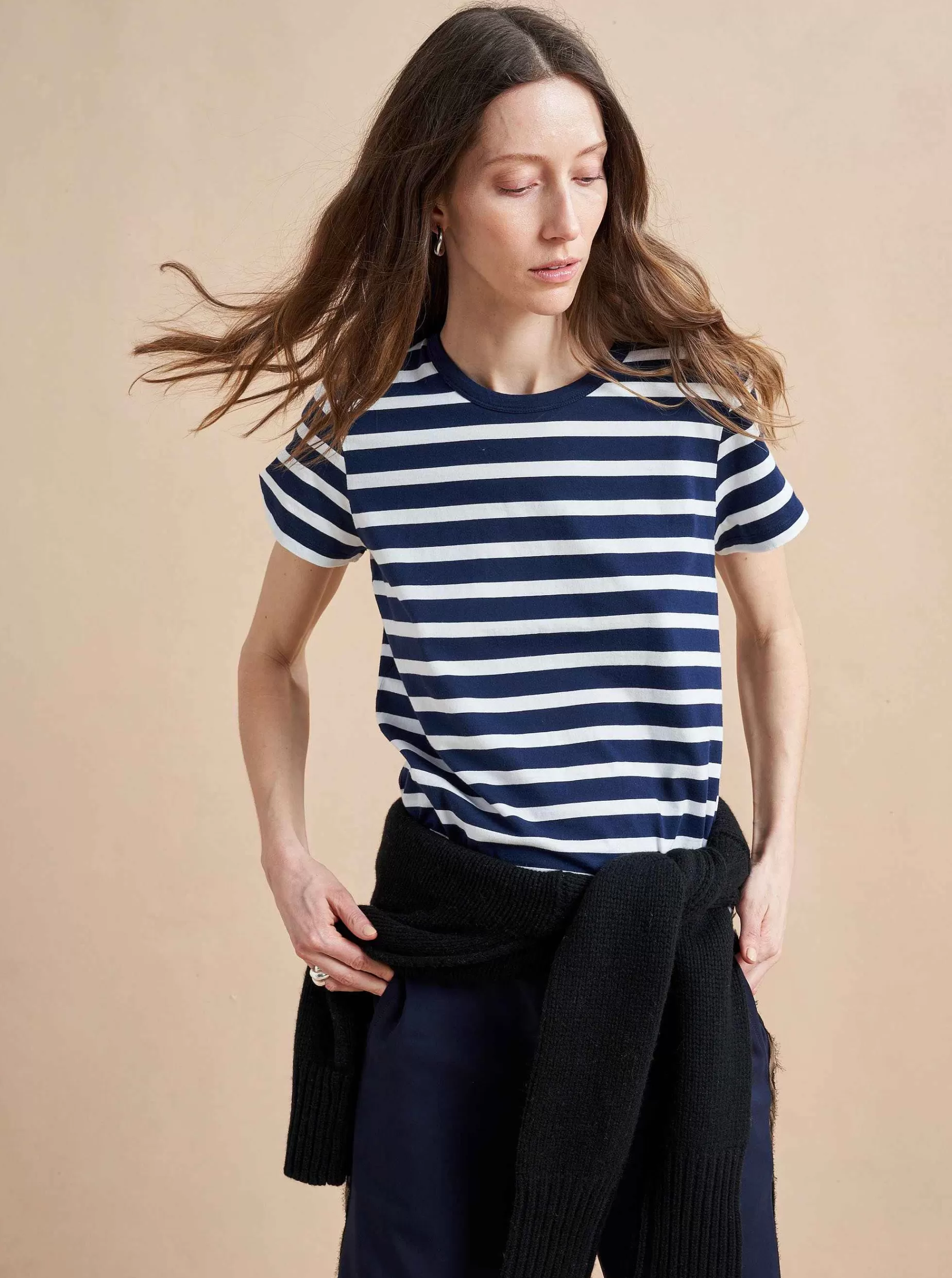 La Ligne Rickie Tee Navy/White Discount