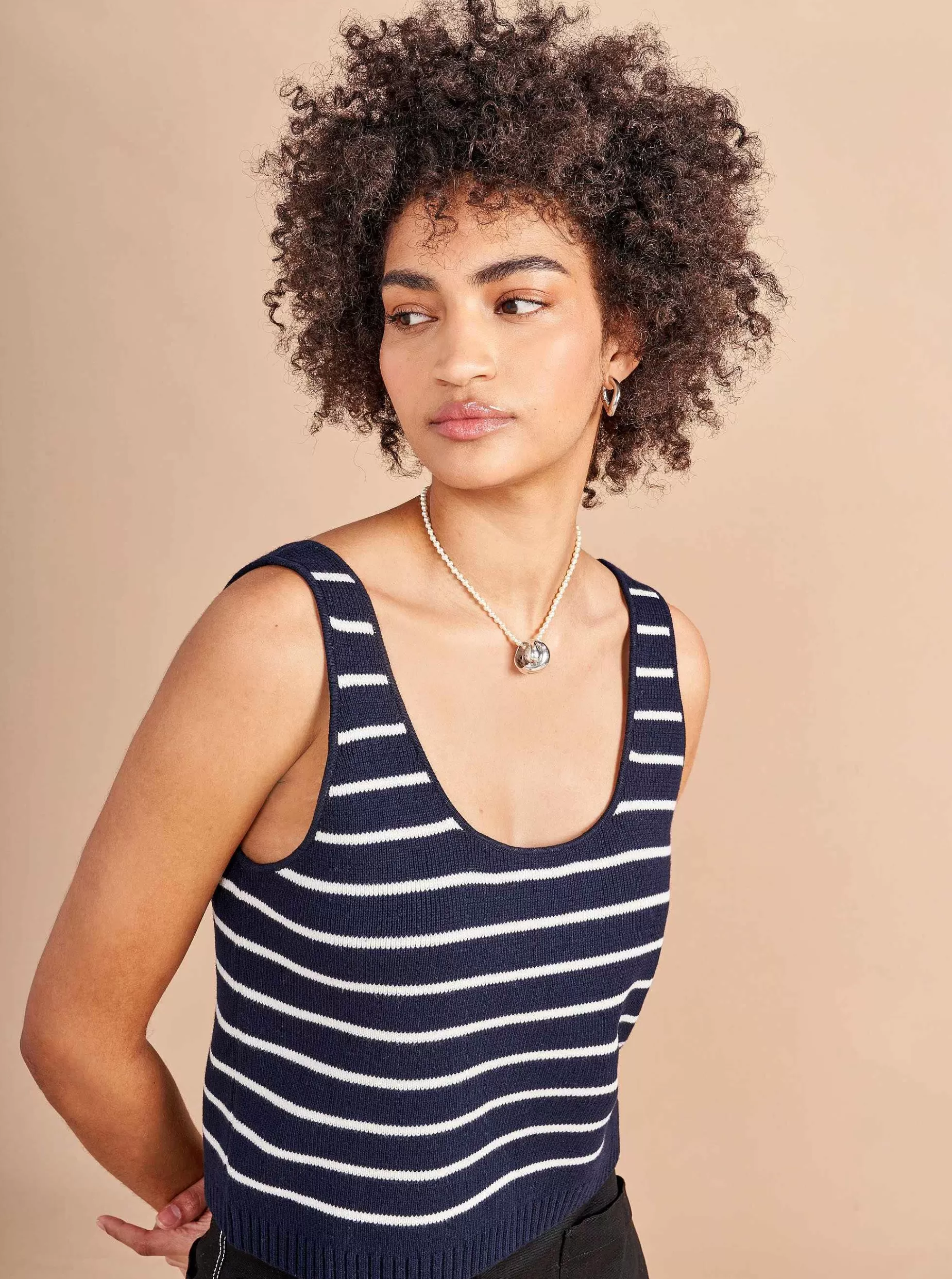 La Ligne Sailor Tank Navy/Cream Cheap