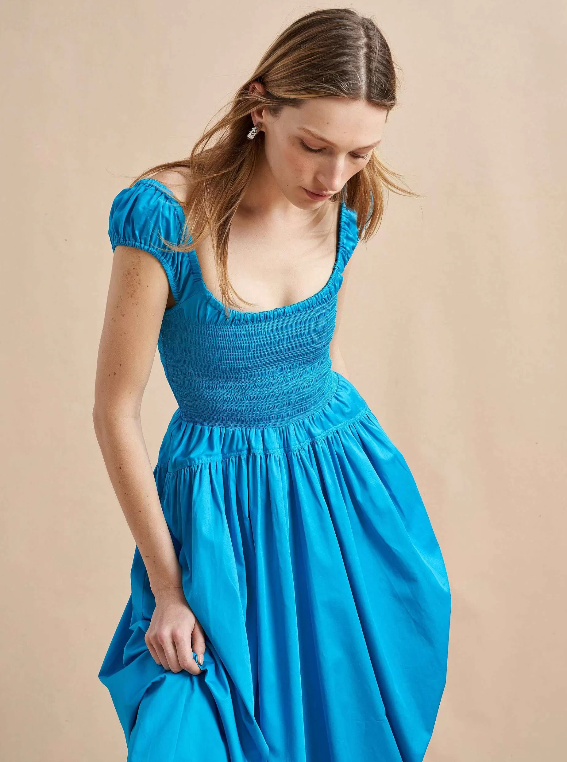 La Ligne Vivian Dress Cerulean Best